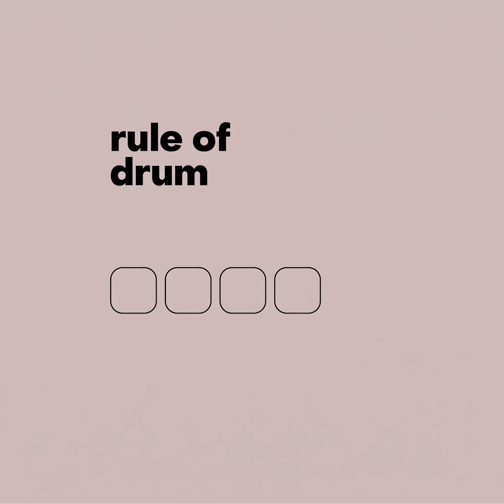 rule of drum - Dubby sequencer algorithm for audio processing